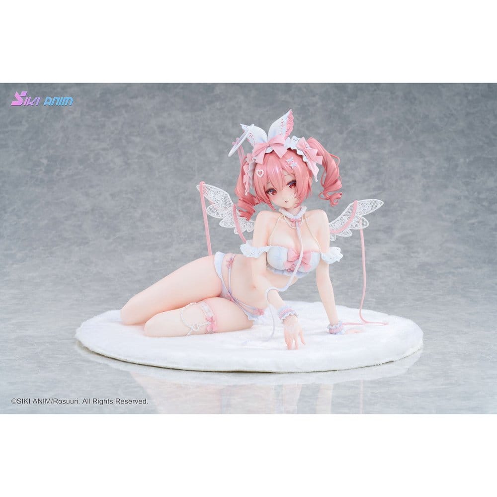 Original Character PVC Figur 1/4 White Rabbit Rosu Angel Ver. Illustrated by Rosuuri Bonus Edition 23 cm