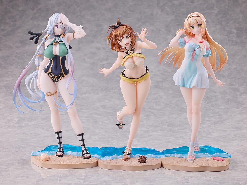 Atelier Ryza: Ever Darkness & the Secret Hideout PVC Statuen 3er-Set 1/7 Ryza, Klaudia, Lila: Swimsuit Ver.