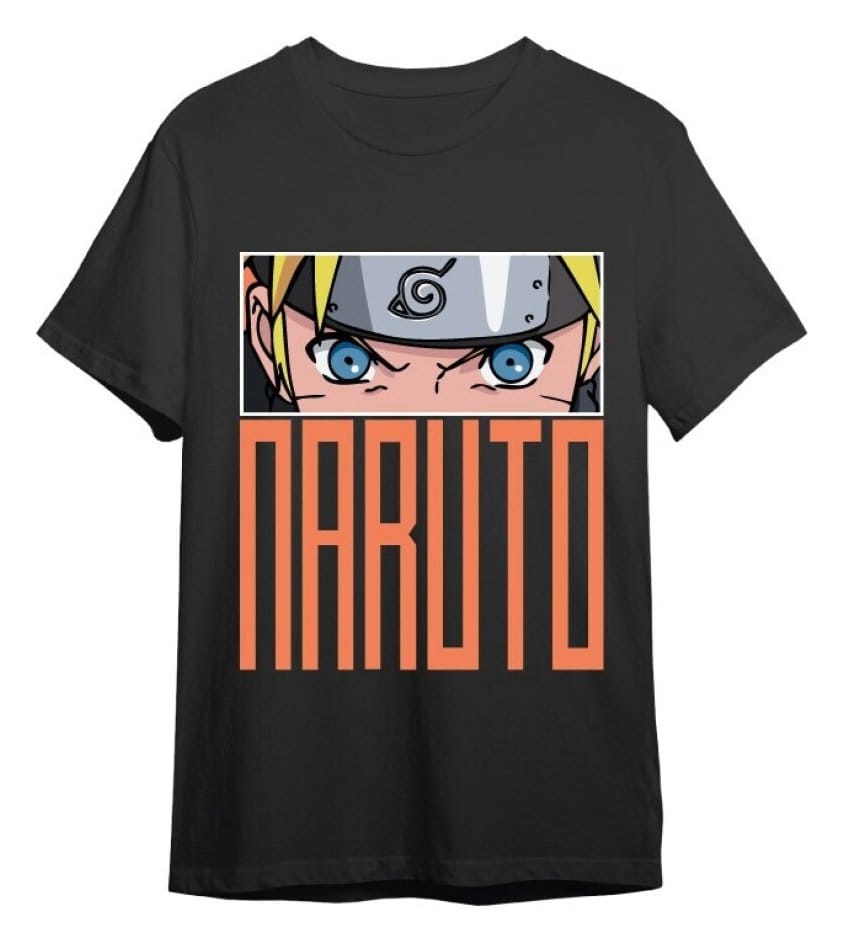Naruto T-Shirt Naruto Eyes Black Größe S