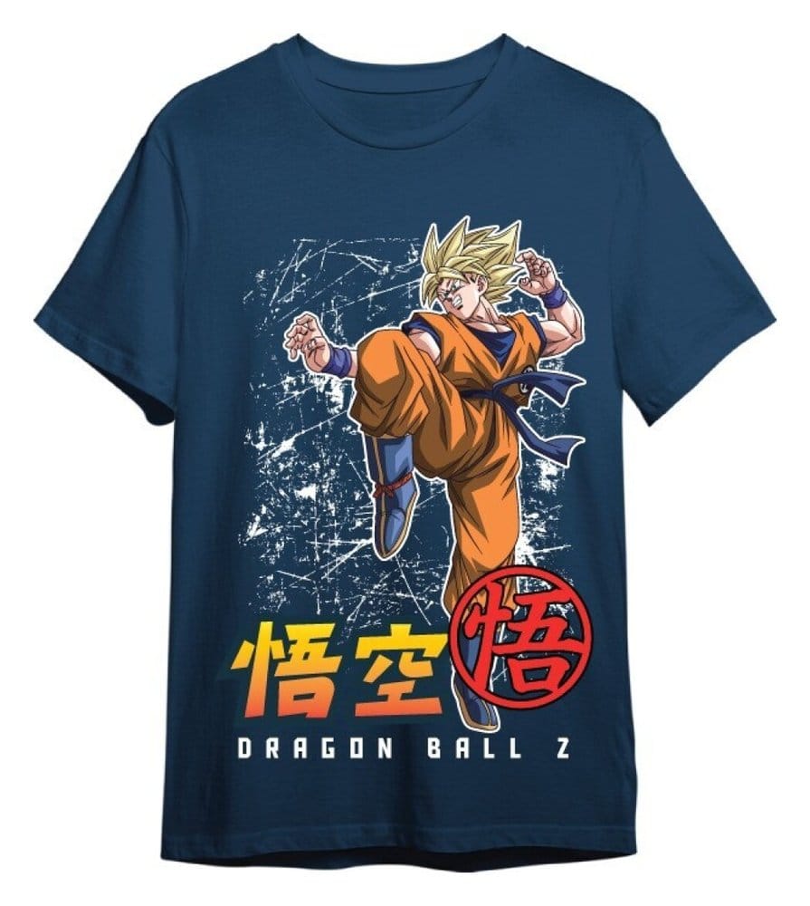 Dragon Ball Z T-Shirt Goku Super Saiyan Jeansblau