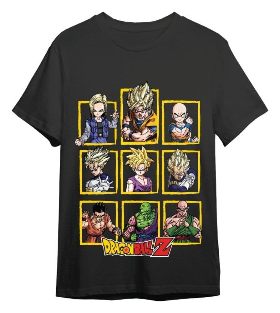 Dragon Ball Z T-Shirt Characters Schwarz Größe L