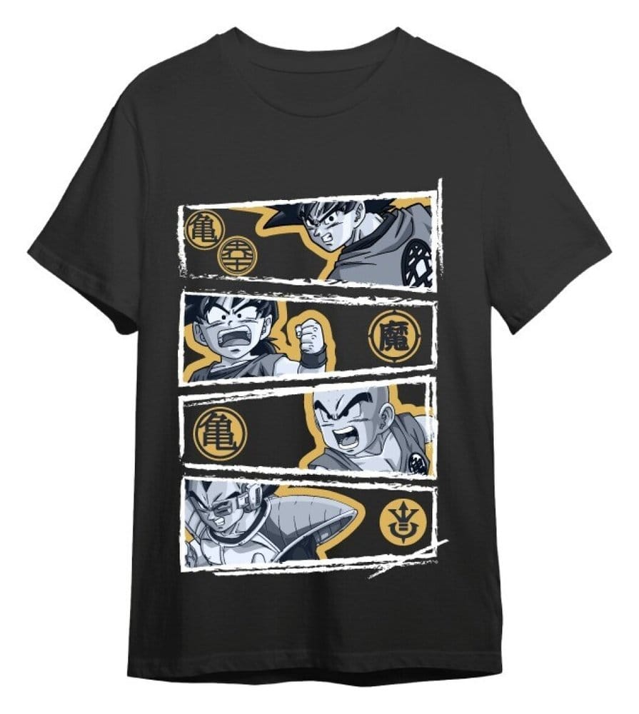 Dragon Ball Z T-Shirt Vegeta Schwarz Größe XL