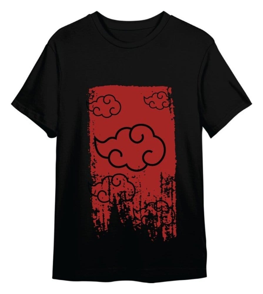 Naruto Shippuden T-Shirt Akatsuki Black Größe XXL