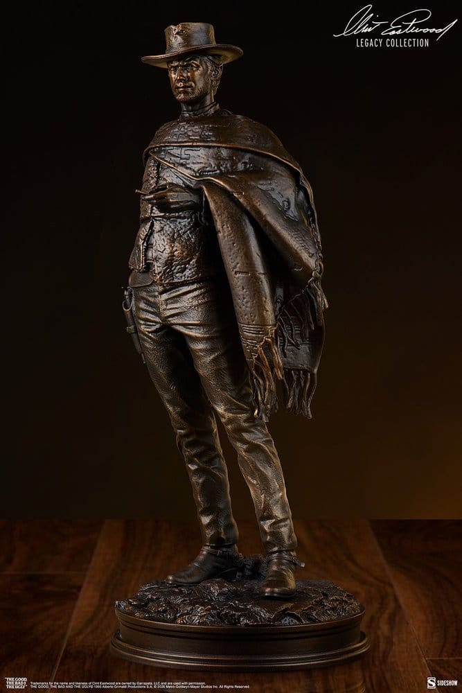Zwei glorreiche Halunken Statue The Man with No Name (Faux Bronze) 39 cm