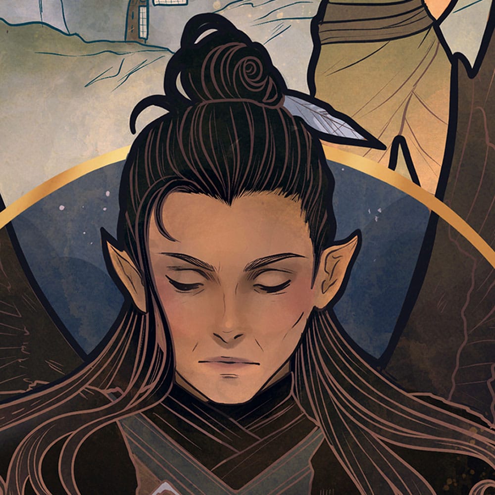 Critical Role Kunstdruck Liam O'Brien: 10th Anniversary Art Nouveau Illustrations 46 x 28 cm - ungerahmt