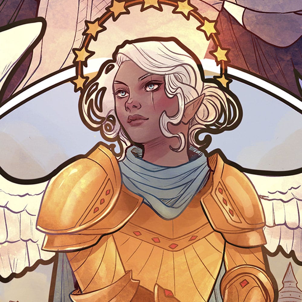 Critical Role Kunstdruck Ashley Johnson: 10th Anniversary Art Nouveau Illustrations 46 x 28 cm - ungerahmt