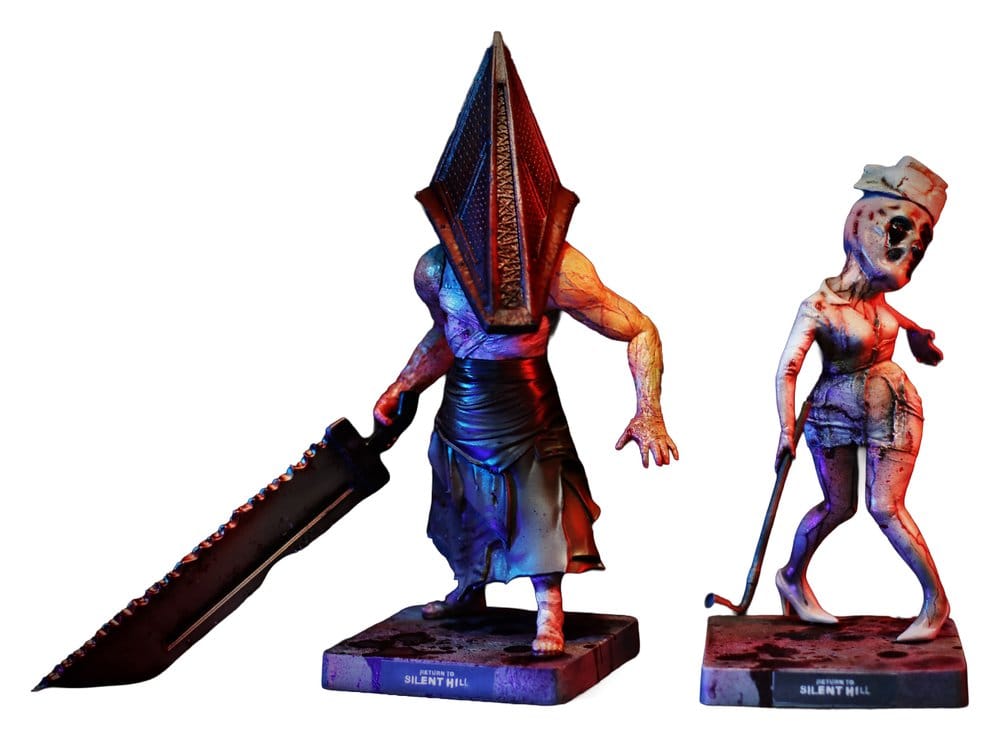 Return to Silent Hill (2026) DefoStyle Figuren 2er-Pack Pyramid Head 20 cm & Bubble Head Nurse 17 cm