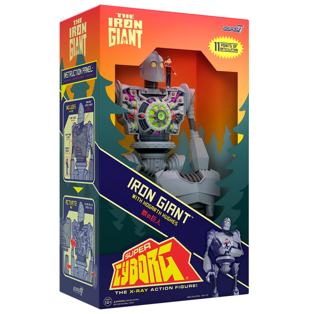 Der Gigant aus dem All Super Cyborg Actionfigur Iron Giant (Full Color) 28 cm
