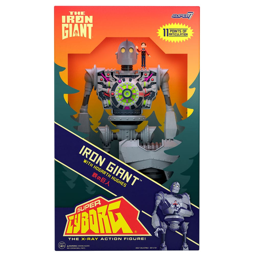 Der Gigant aus dem All Super Cyborg Actionfigur Iron Giant (Full Color) 28 cm