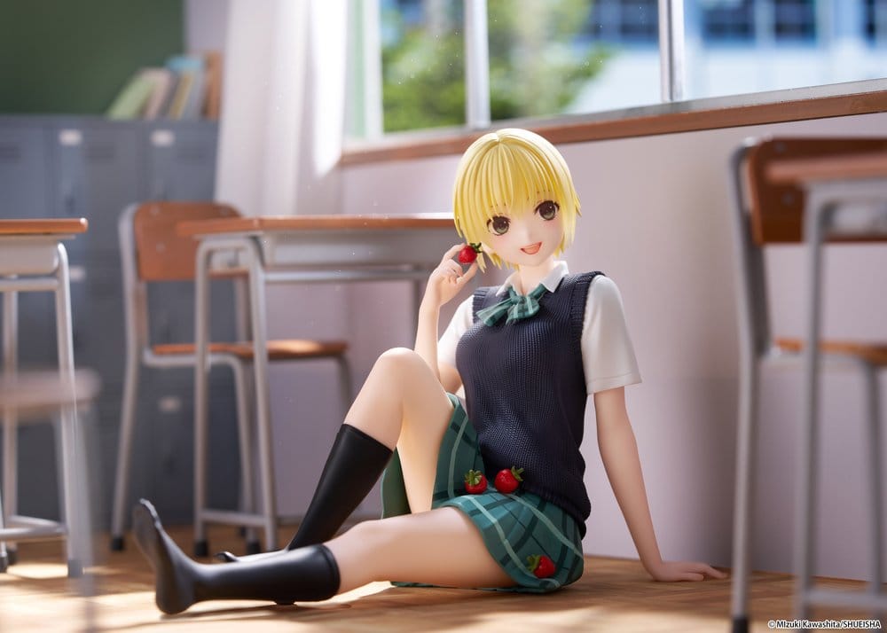 Strawberry 100% Desktop Cute PVC Figur Tsukasa Nishino (School uniform Ver.) 13 cm