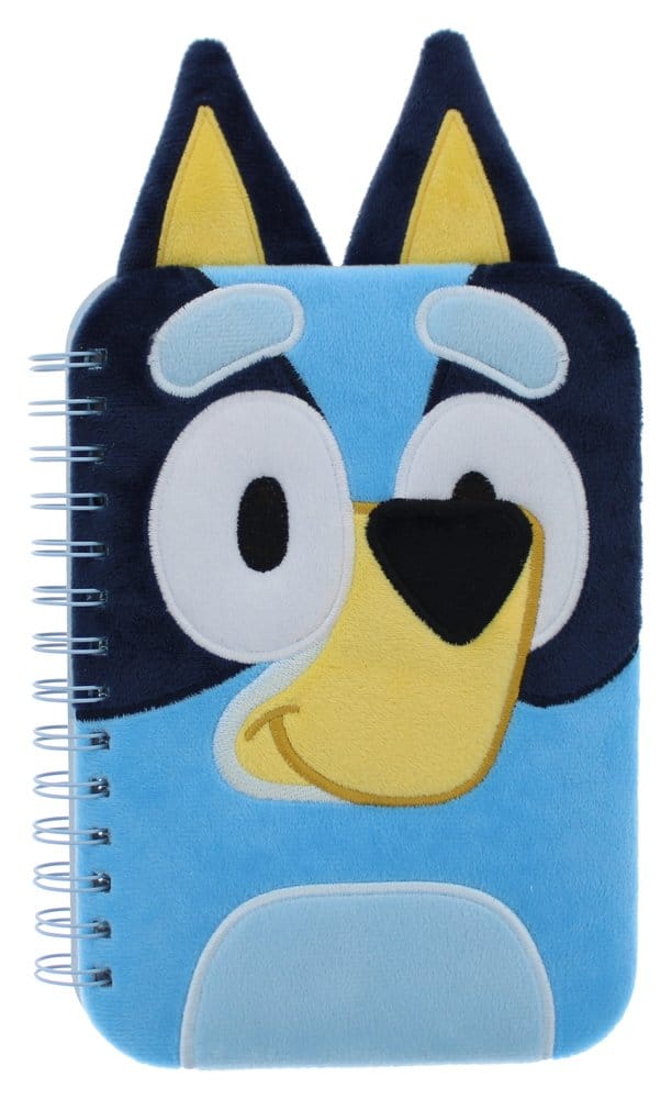 Bluey Plüsch Notizbuch Blau