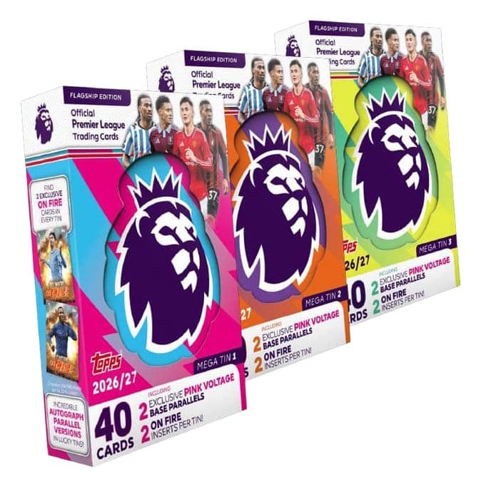 Premier League 2026/2027 Sammelkarten Mega Tin