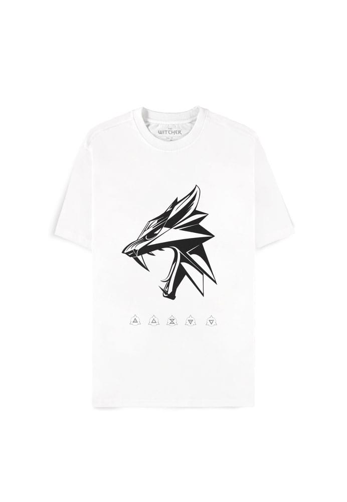 The Witcher Wild Hunt T-Shirt Wolf Head Größe XL