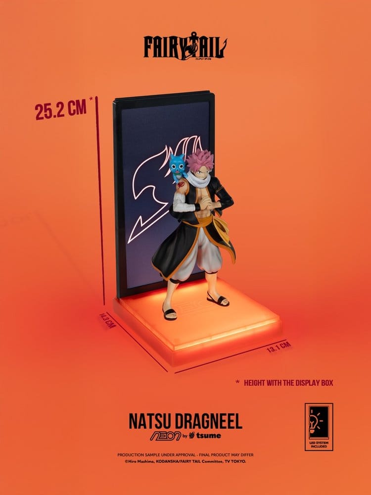 Fairy Tail Neon Figur 1/9 Natsu Dragneel 25 cm