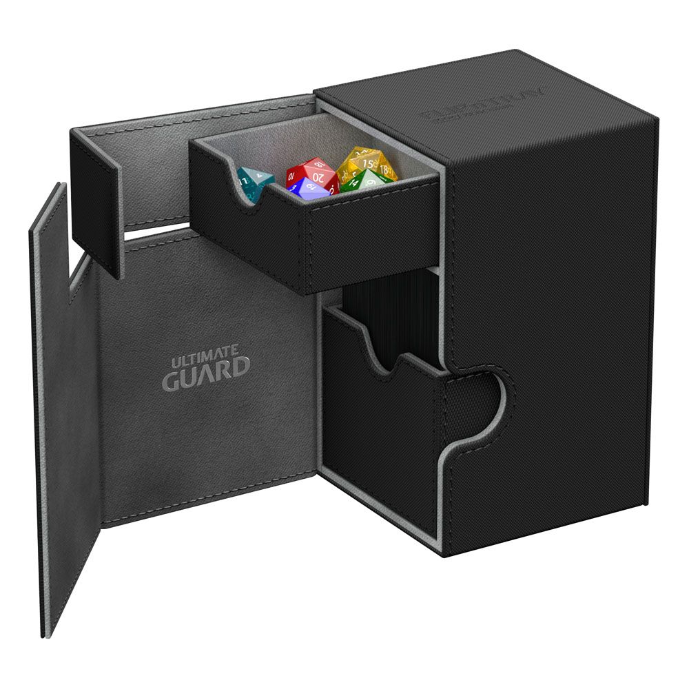 Ultimate Guard Flip´n´Tray Deck Case 100+ Standardgröße XenoSkin Schwarz