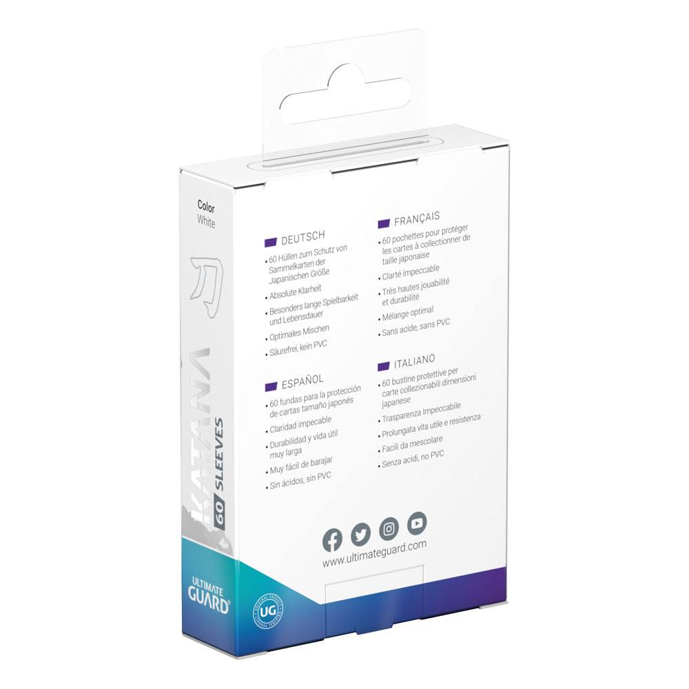 Ultimate Guard Katana Sleeves Japanische Größe Weiß (60)