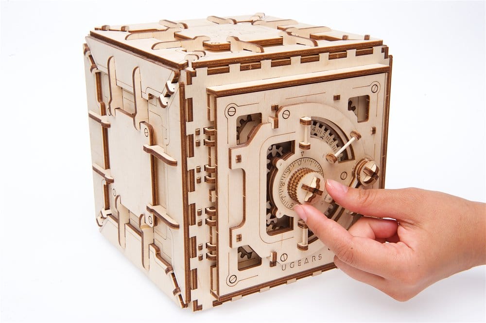 Ugears 3D-Holzpuzzle Tresor