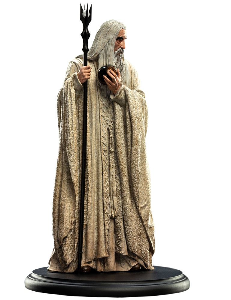 Herr der Ringe Statue Saruman der Weiße 19 cm