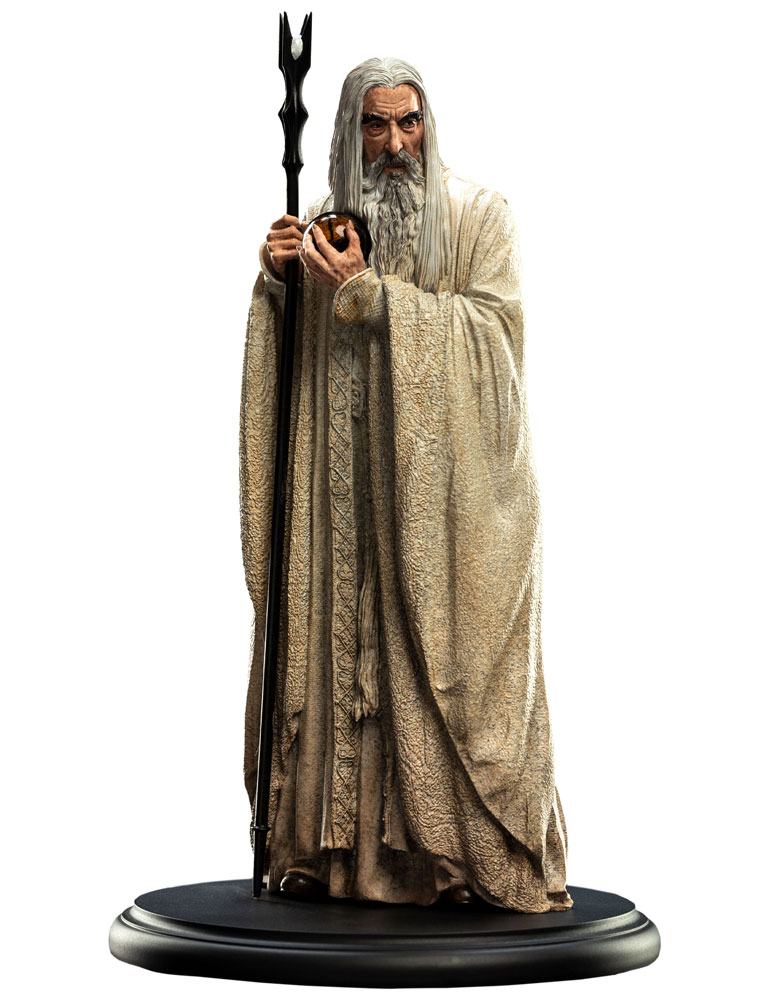 Herr der Ringe Statue Saruman der Weiße 19 cm
