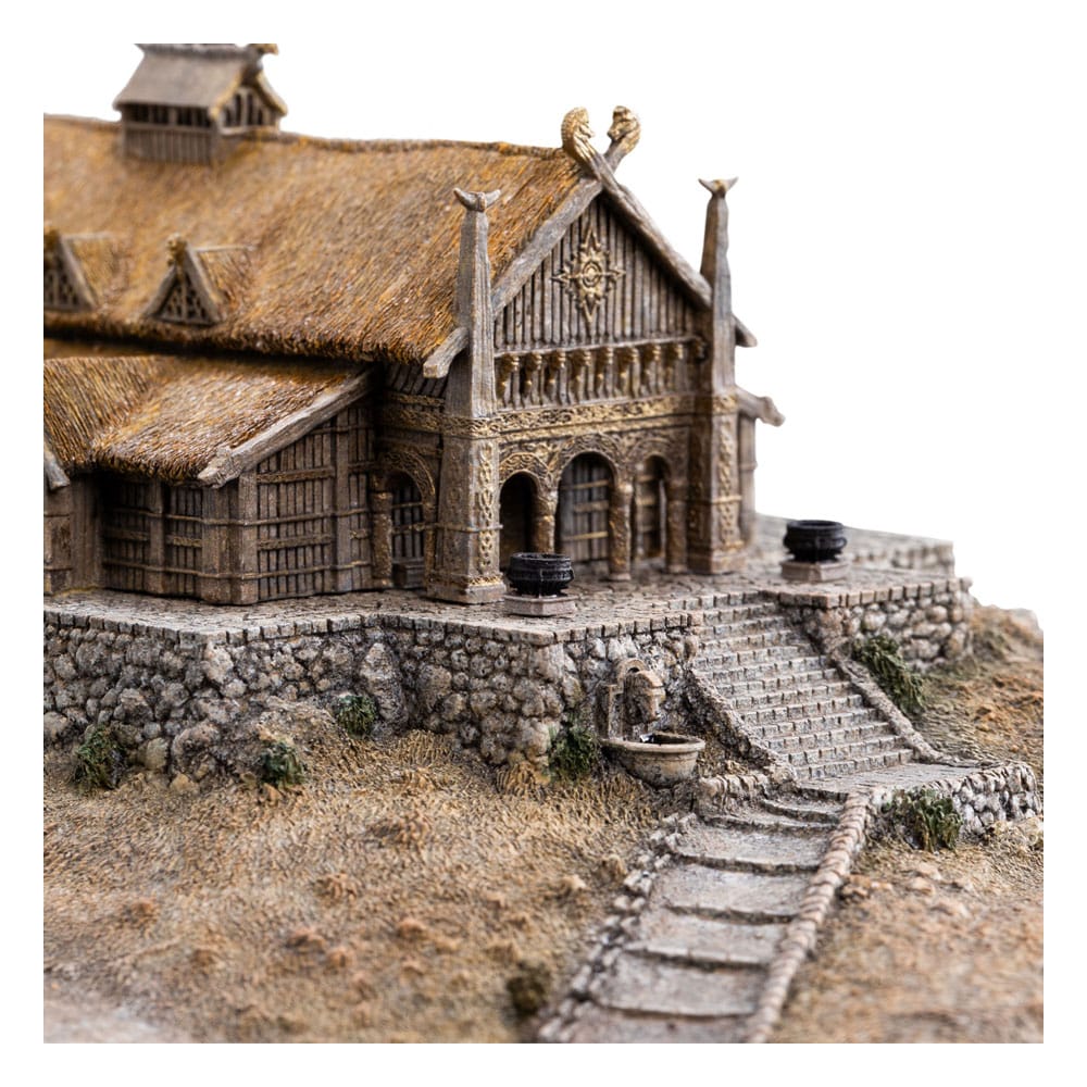 Herr der Ringe Statue The Golden Hall of Edoras 9 cm