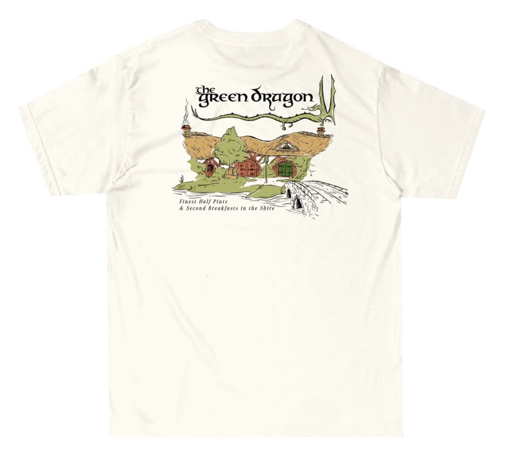 Herr der Ringe T-Shirt Green Dragon Inn / Cream M