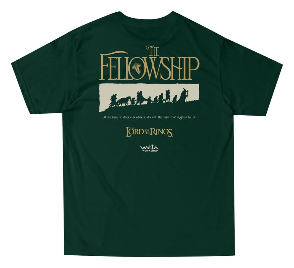 Herr der Ringe T-Shirt The Fellowship / Green L