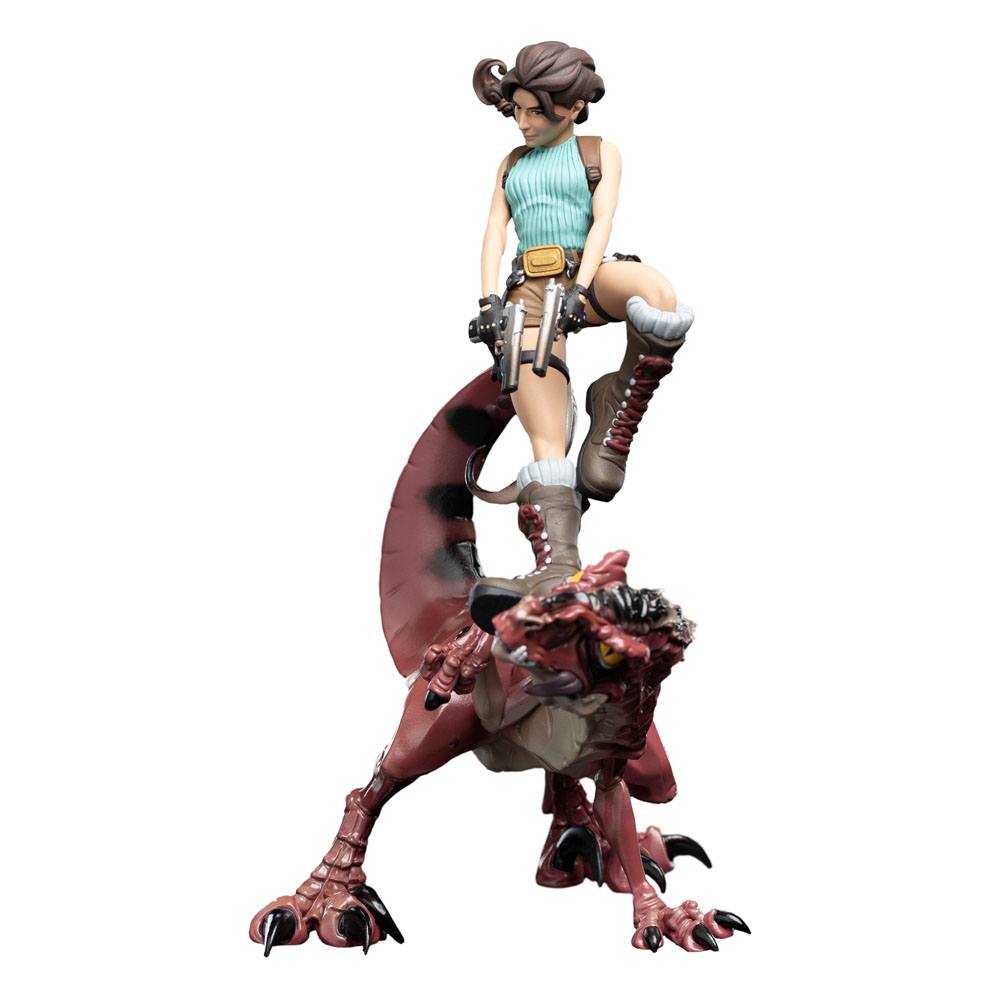 Tomb Raider Mini Epics Vinyl Figur Lara Croft & Raptor 24 cm