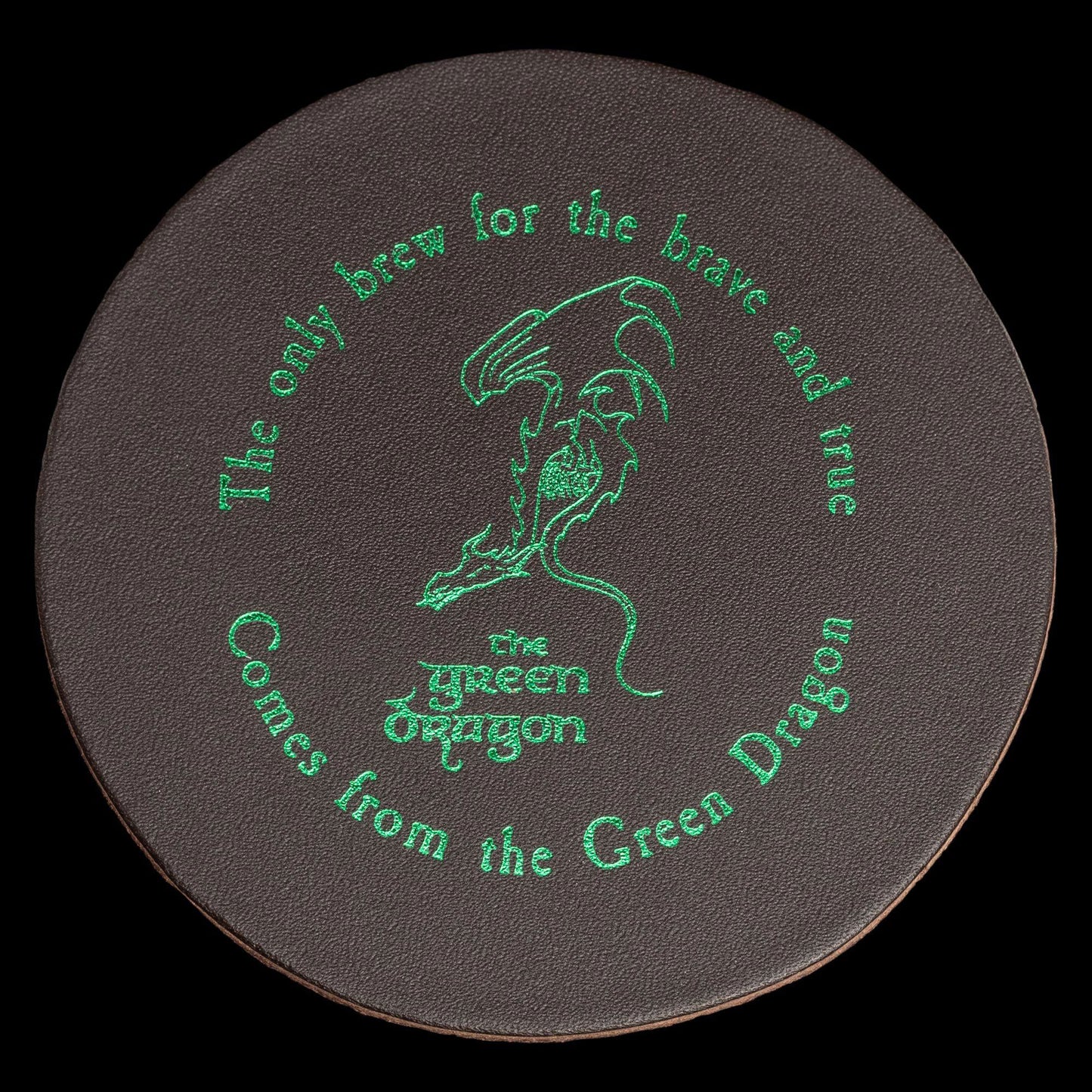 Herr der Ringe Leder Untersetzer 4er-Pack The Green Dragon