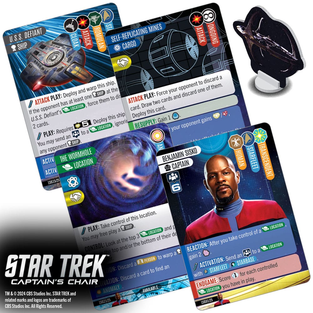 Star Trek: Captain's Chair Kartenspiel *Englische Version*