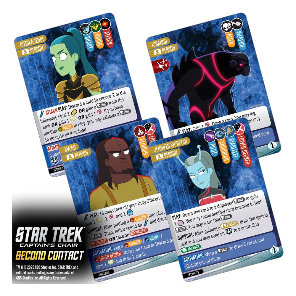 Star Trek: Captain's Chair Kartenspiel Second Contact *Englische Version*