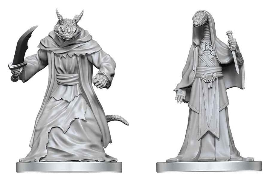 Pathfinder Battles Deep Cuts Miniatur unbemalt Zyss & Aapoph Serpentfolk 13 cm