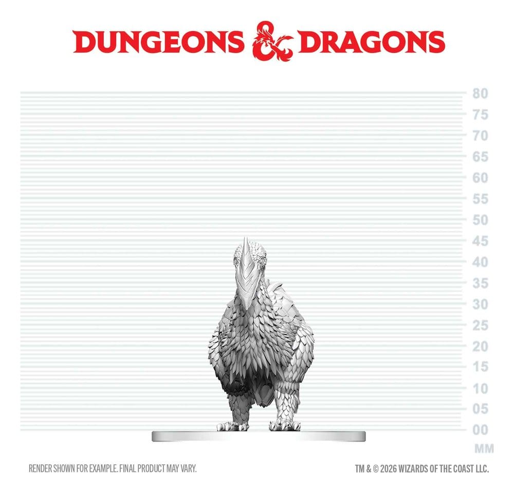 D&D Nolzur's Marvelous Miniatures Minifigur Axe Beak 4 cm