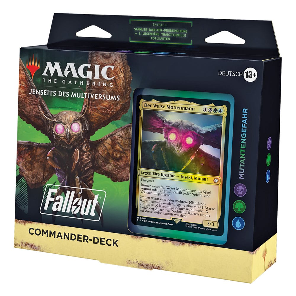 Magic the Gathering Jenseits des Multiversums: Fallout Commander-Decks Display (4) deutsch