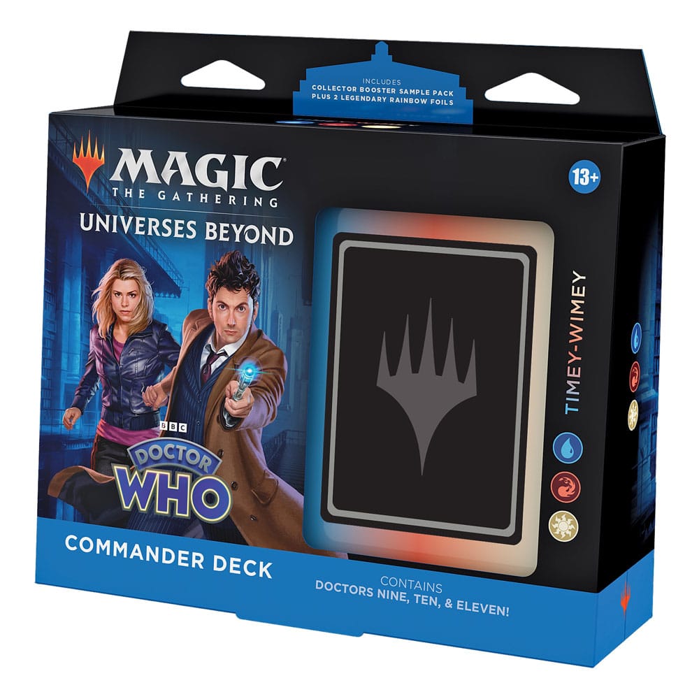 Magic the Gathering Universes Beyond: Doctor Who Commander-Decks Display (4) englisch