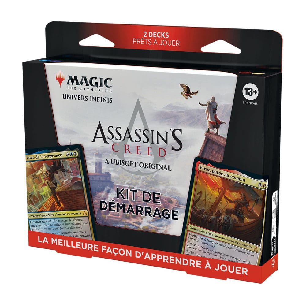 Magic the Gathering Univers infinis : Assassin's Creed Einsteigerpaket 2024 Display (12) französisch