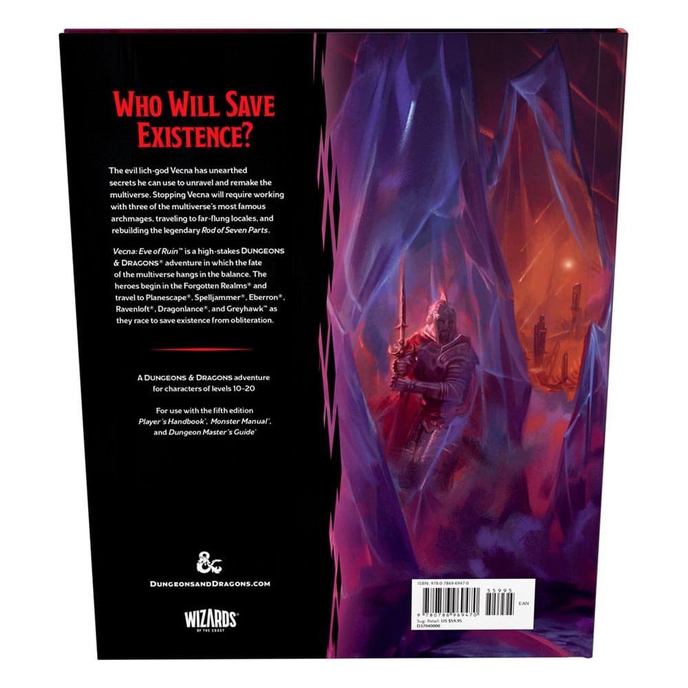 Dungeons & Dragons RPG Abenteuer Vecna: Eve of Ruin englisch