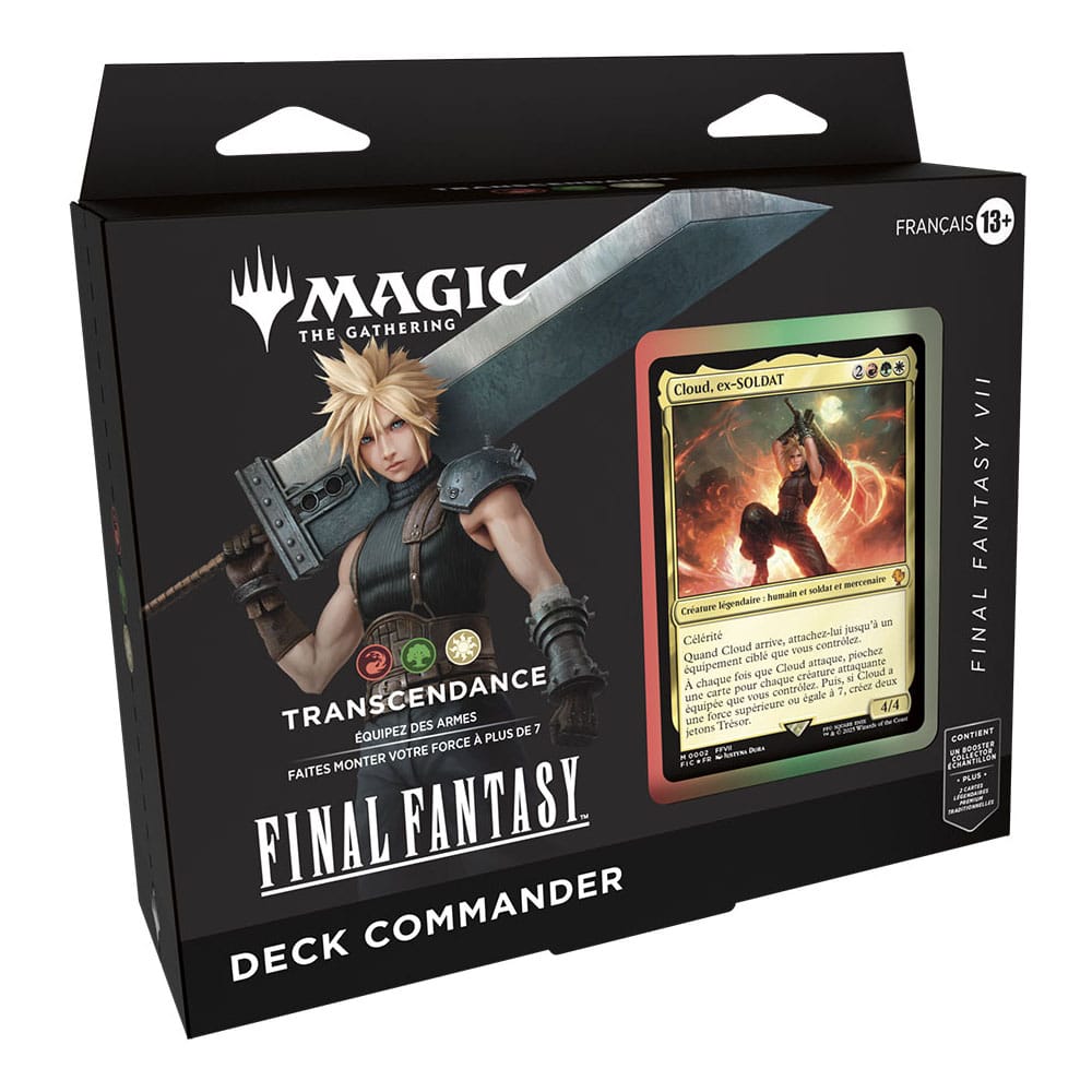 Magic the Gathering Final Fantasy Commander-Decks Display (4) französisch