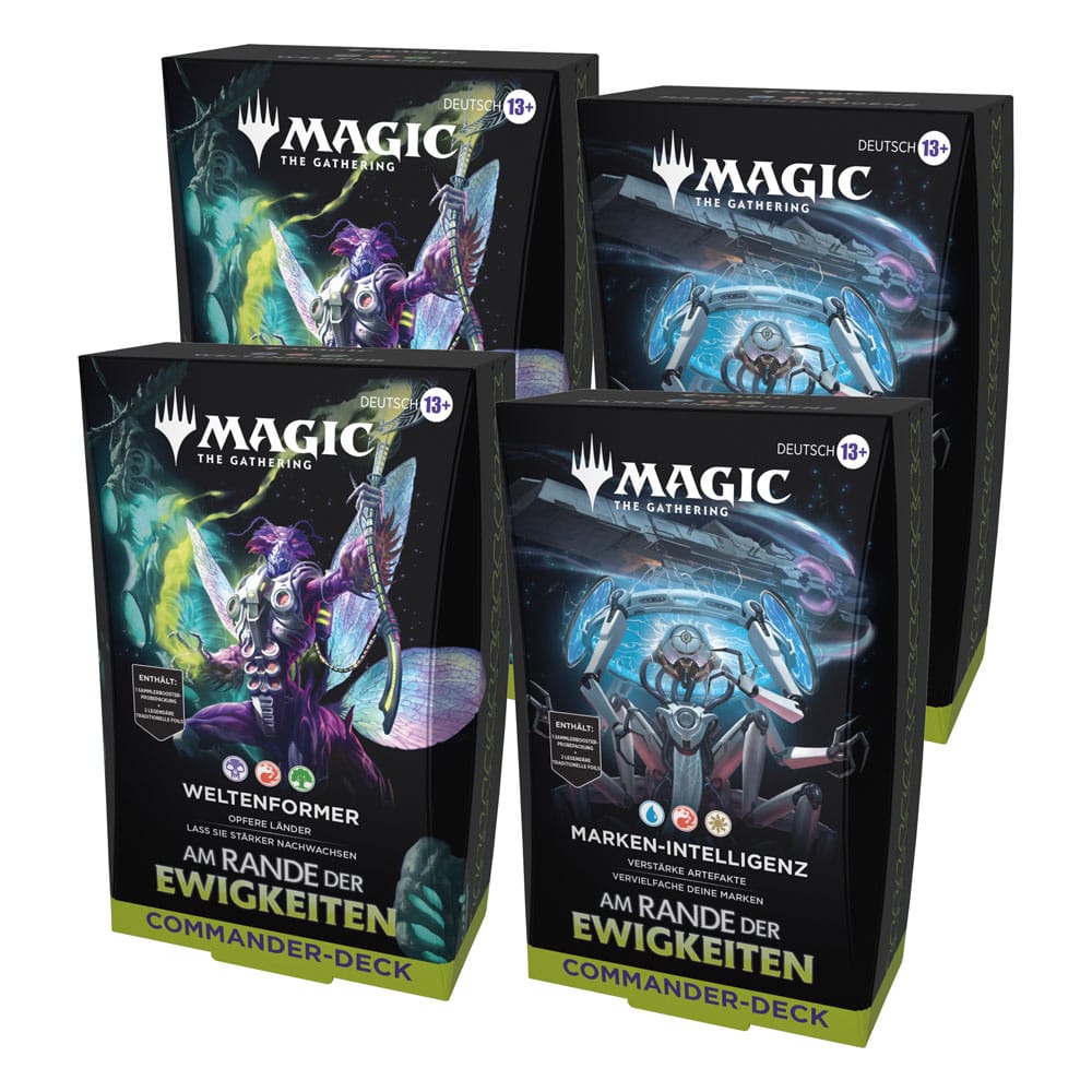 Magic the Gathering Am Rande der Ewigkeiten Commander-Decks Display (4) deutsch