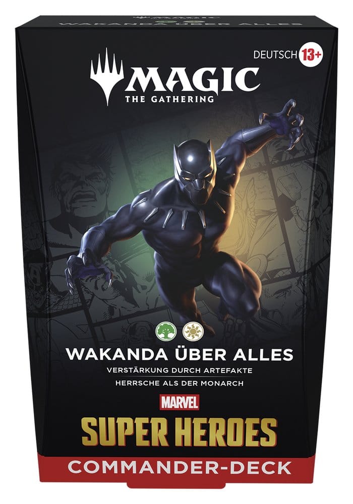 Magic the Gathering Marvel Super Heroes Commander Decks Umkarton (4) deutsch
