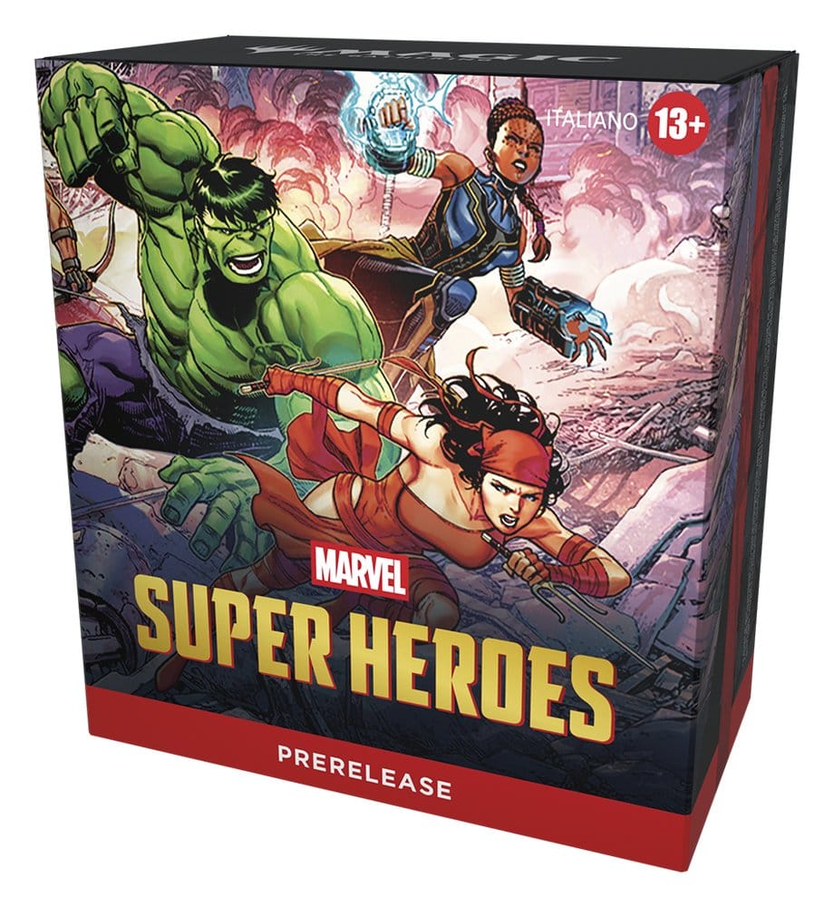 Magic the Gathering Marvel Super Heroes Prerelease Packs Umkarton (15) italienisch