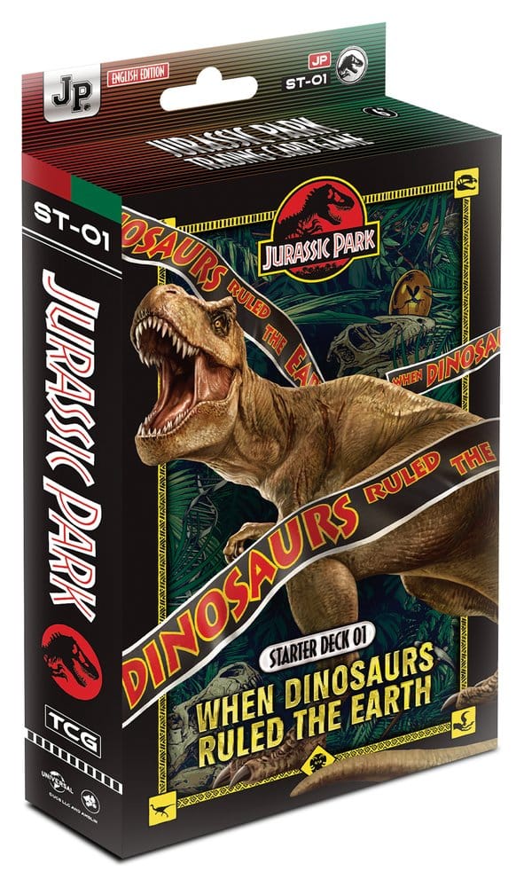 Jurassic Park TCG Starter Deck 01 When Dinosaurs Ruled the Earth Display (6) *Englische Version*