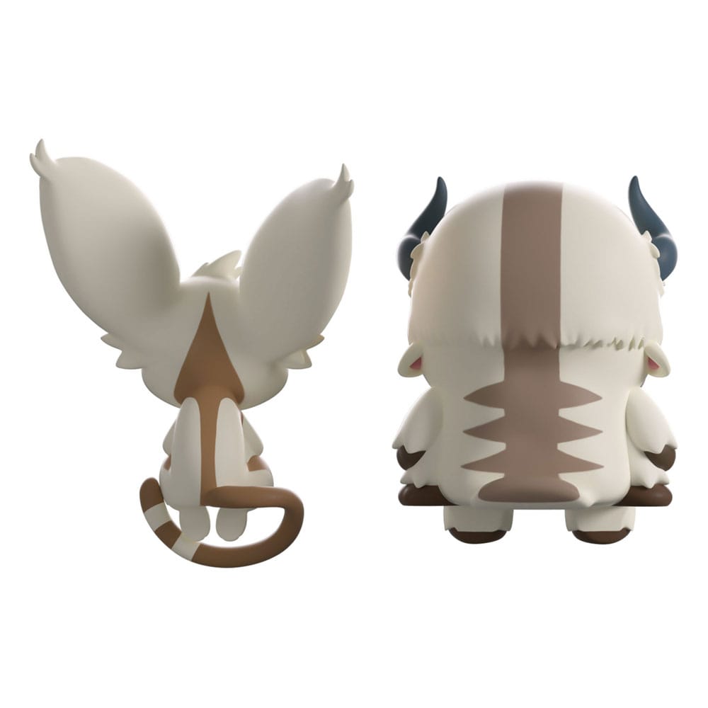 Avatar: The Last Airbender Vinyl Figuren Appa and Momo Monitor Buddiez 5 cm