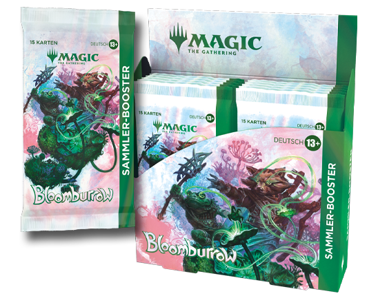 Magic: The Gathering (MTG) - Bloomburrow - Sammler-Booster Display (12 Booster Packs) - DE
