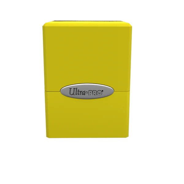 Ultra Pro (UP) - Deck Box - Classic Satin Cube - Lemon Yellow