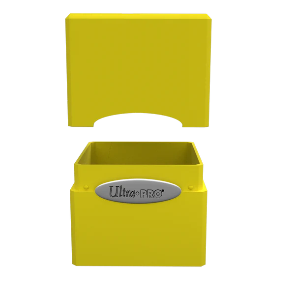 Ultra Pro (UP) - Deck Box - Classic Satin Cube - Lemon Yellow