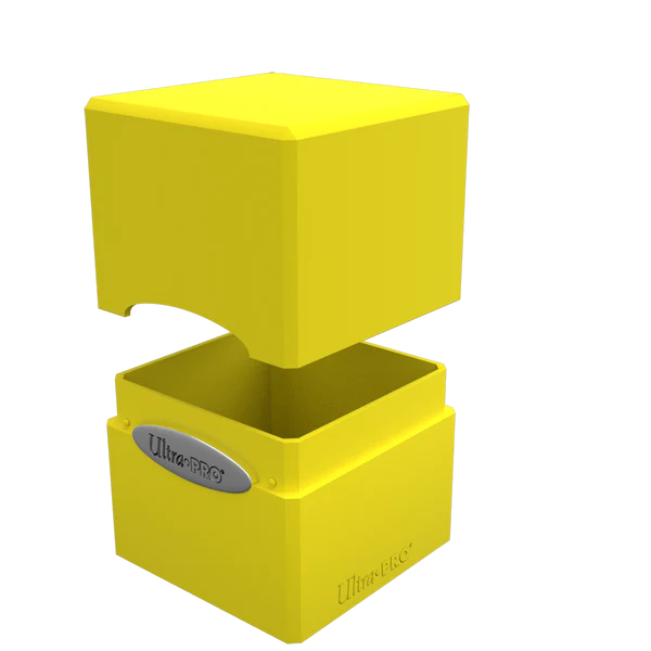 Ultra Pro (UP) - Deck Box - Classic Satin Cube - Lemon Yellow