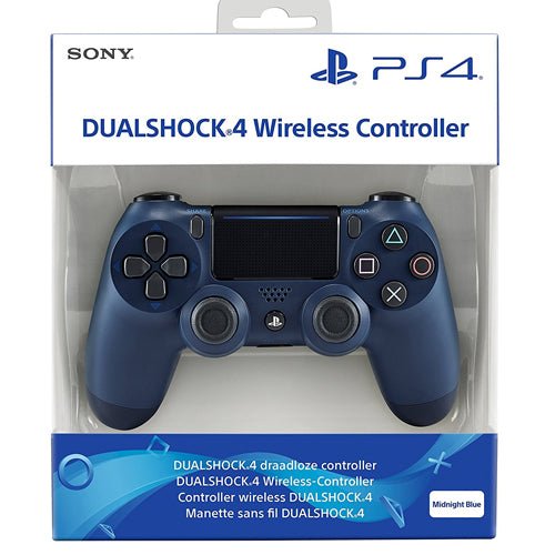 PS4 Controller org. Midnight Blue wireless Dual Shock 4 UN 3481 Li-ion batteries contained in equipment - Celestial GameShop - 711719874263