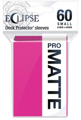UP - Eclipse Matte Small Sleeves: Hot Pink (60 Sleeves) - Celestial GameShop - 15645