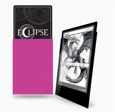 UP - Standard Sleeves - Gloss Eclipse - Hot Pink (100 Sleeves) - Celestial GameShop - 15609