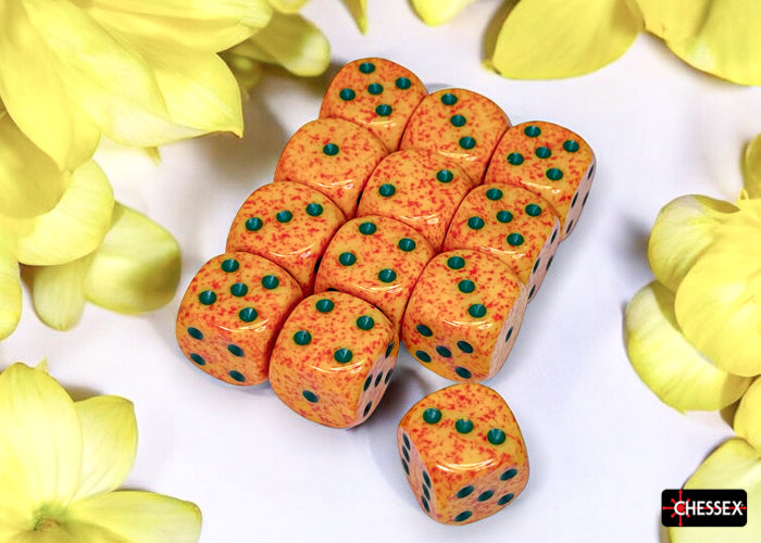 Chessex: Speckled Lotus 16mm d6 Dice Block (12 dice)